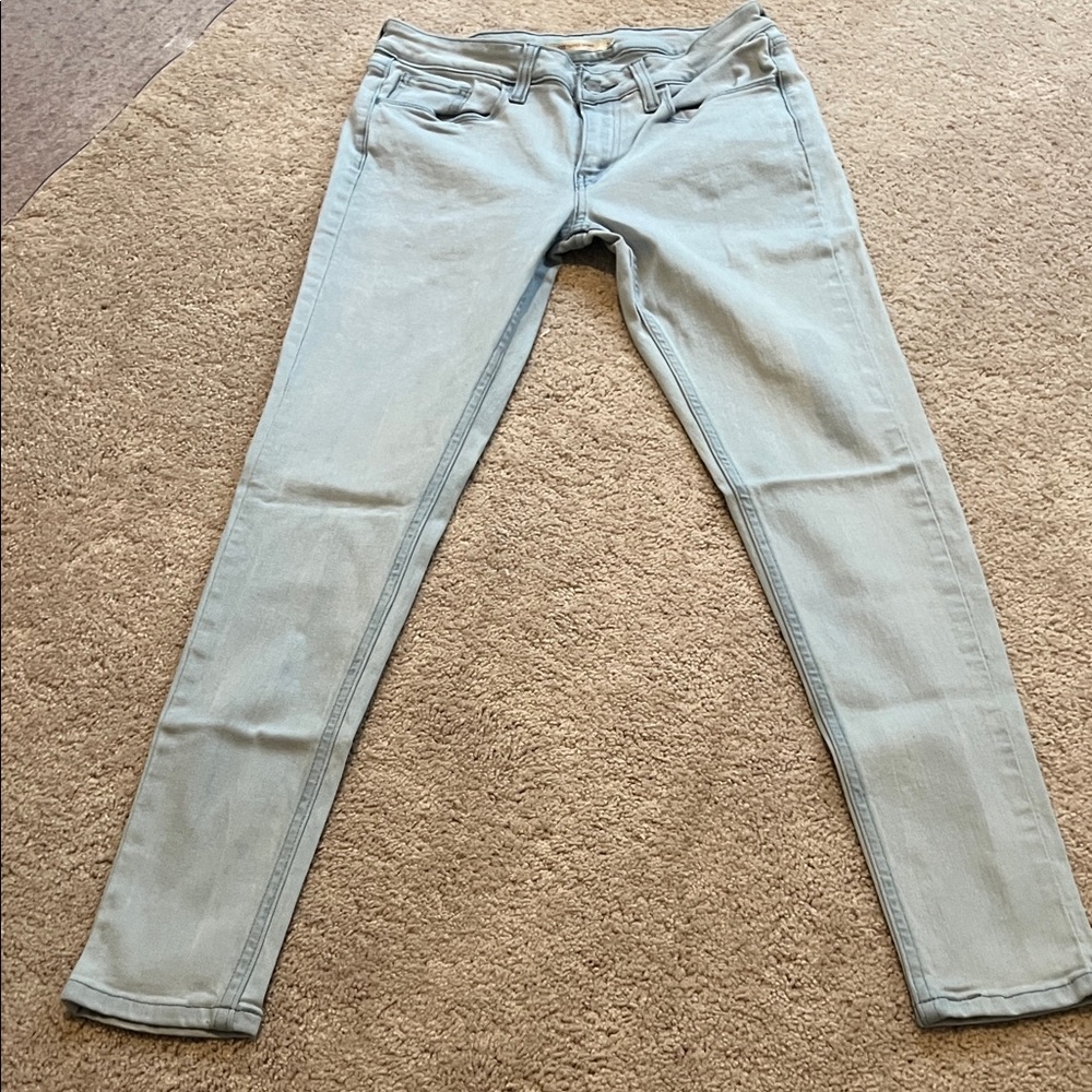 Levi's Light Blue Skinny Jeans for Women
